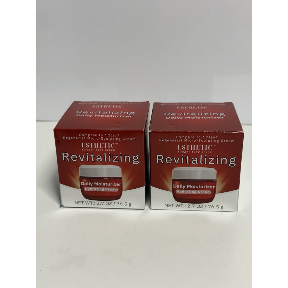 ESTHETIC 24/7 Revitalizing Daily Moisturizer Hydrating Cream 2.7 Oz NEW 2 PACK